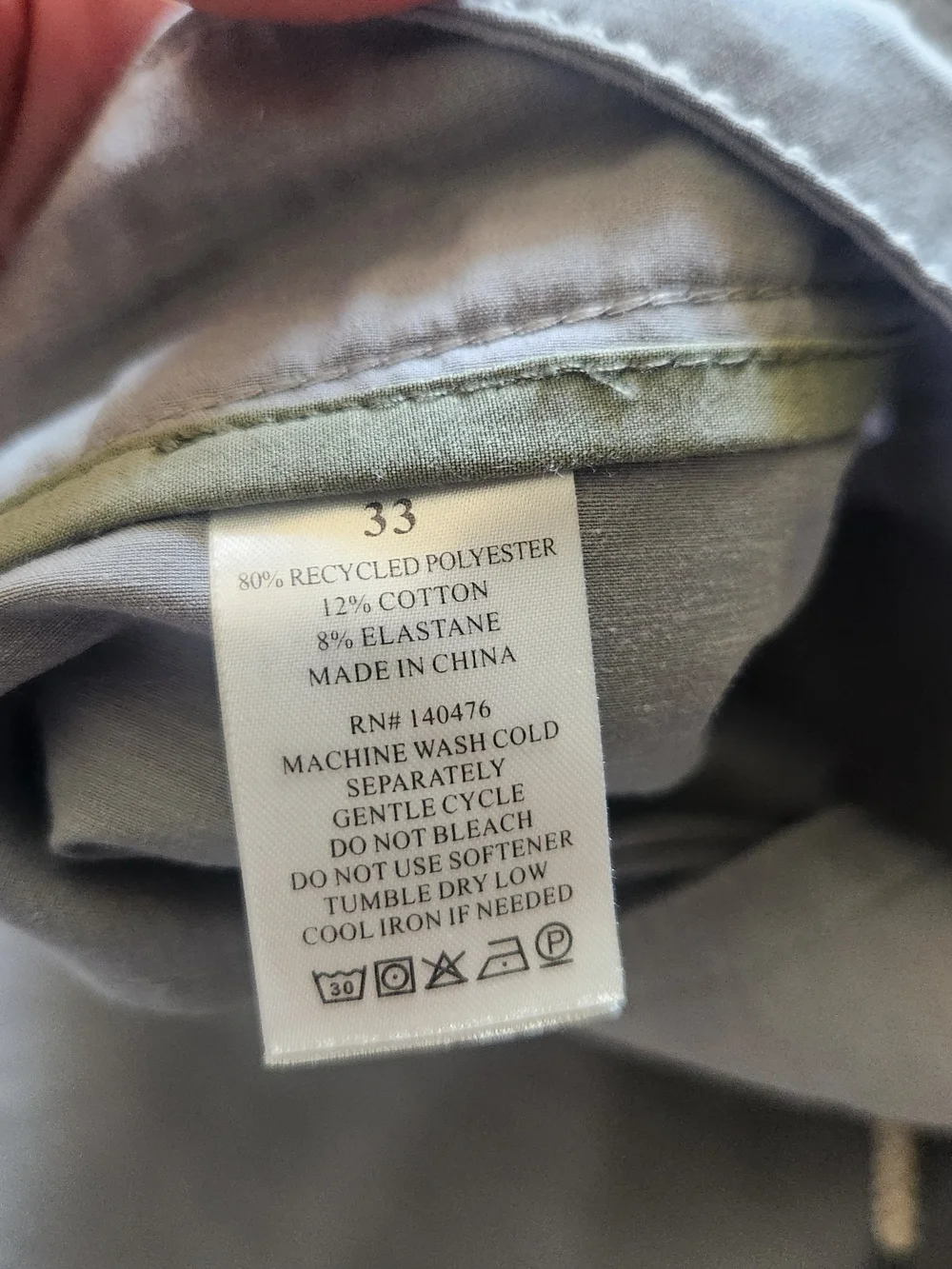 Faherty Light Gray Flat-Front Shorts